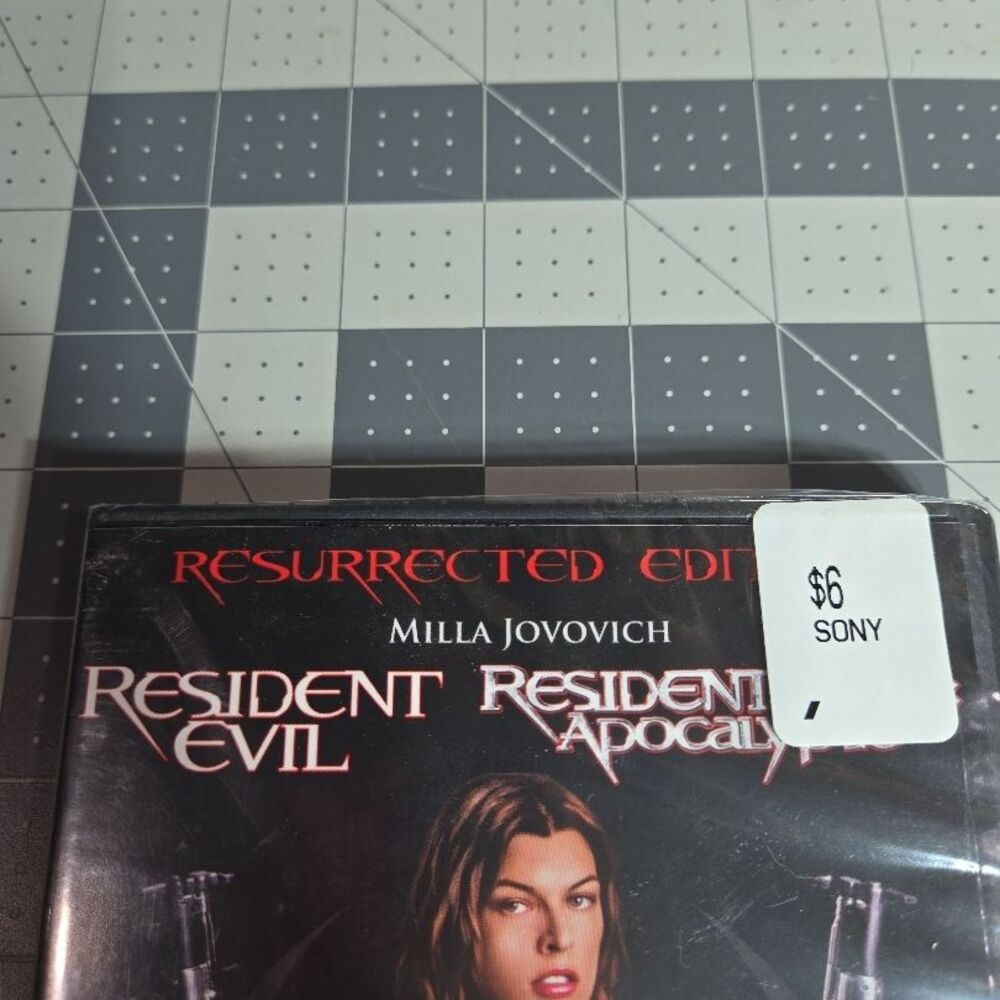 NWT Sony Pictures Resident Evil Apocalypse DVD Double Feature Milla Jovovich Hor - Picture 3 of 3